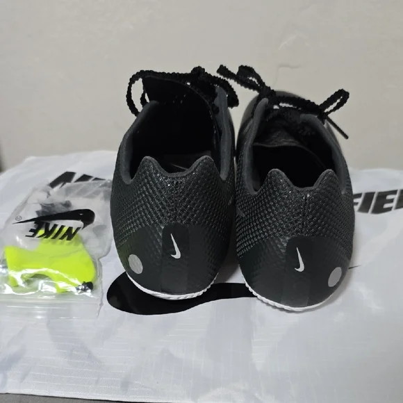 Nike Women's Black and Silver Athletic Shoes - Picture 4 of 6